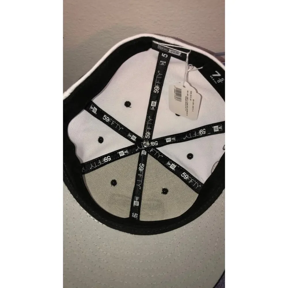 Yamborghini New Era Blk/Wht 7 5/8 fitted hat - Picture 5 of 7